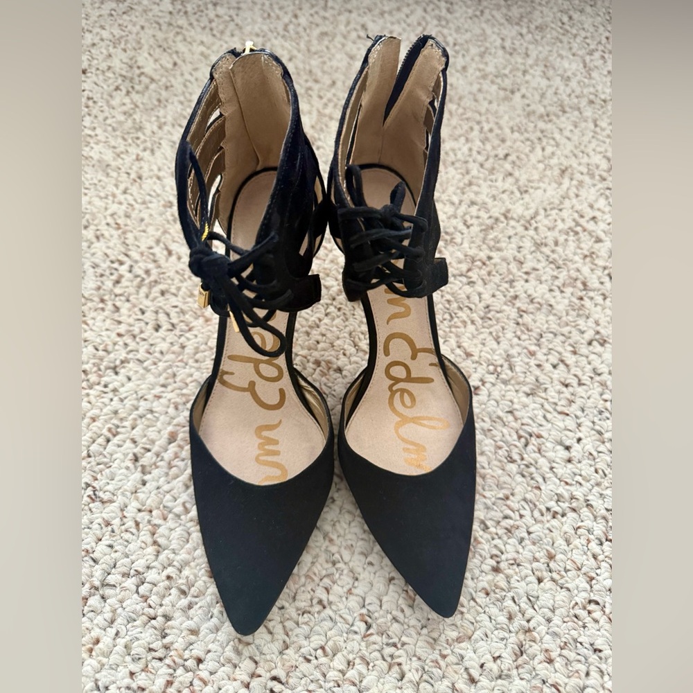 Sam Edelman Zachary Shoes - Size 8M - Suede-like Material.